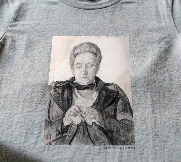 Koszulka z nadrukiem Portret Matki Witkacy