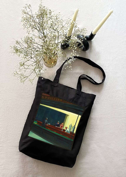 Torba z naszywką Nocne marki Edward Hopper