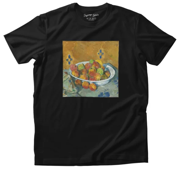 Koszulka z naszywką Talerz Jabłek Paul Cezanne
