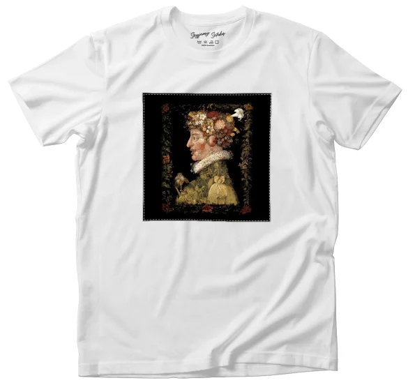 Koszulka z naszywką Wiosna Giuseppe Arcimboldo