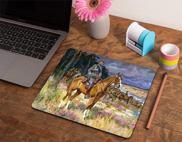 Podkładka Józef Piłsudski na Kasztance Wojciech Kossak 36x29cm