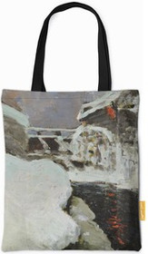 Torba na ramię Młyn zimą Ferdynand Ruszczyc