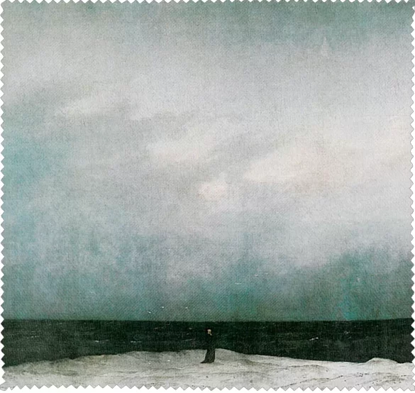 Ściereczka do okularów Mnich na brzegu morza Caspar David Friedrich