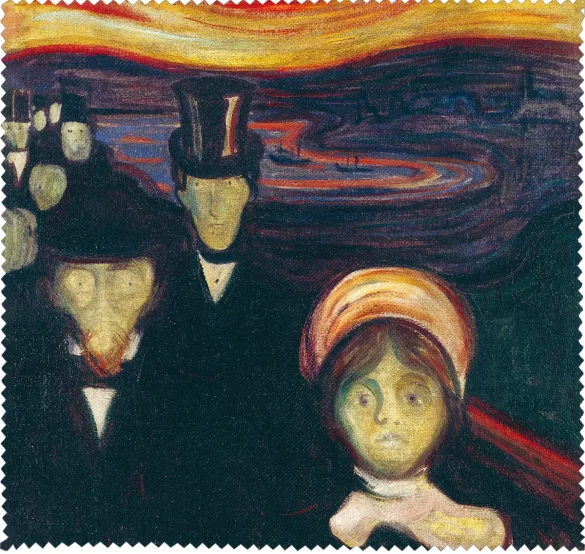 Ściereczka do okularów Anxiety (Lęk) Edvard Munch