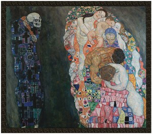 Naszywka Śmierć i życie Gustav Klimt