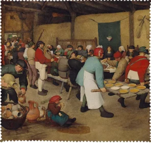 Ściereczka do okularów Chłopskie wesele Pieter Bruegel starszy