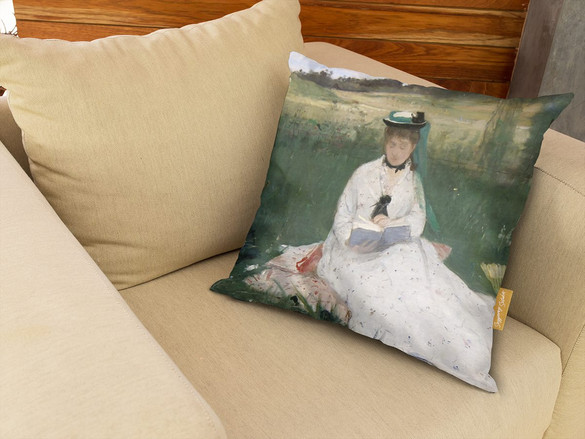 Poduszka Czytanie (portret Edmy Morisot) Berthe Morisot