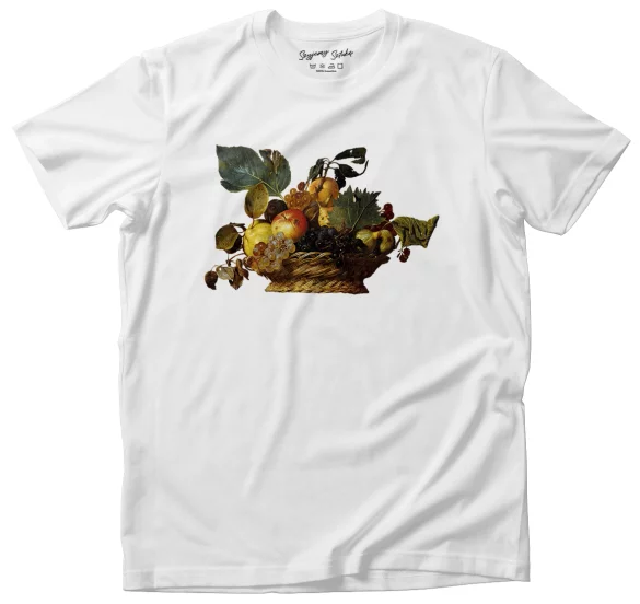 Koszulka Kosz z owocami Caravaggio