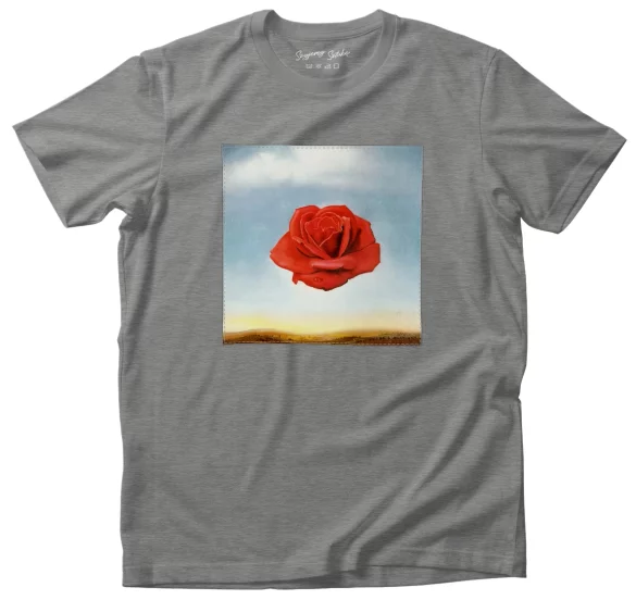 Koszulka z naszywką Róża medytacyjna Salvador Dali