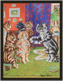 Naszywka Herbata dla kota Louis Wain