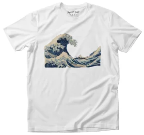 Koszulka Wielka Fala w Kanagawie Katsushika Hokusai