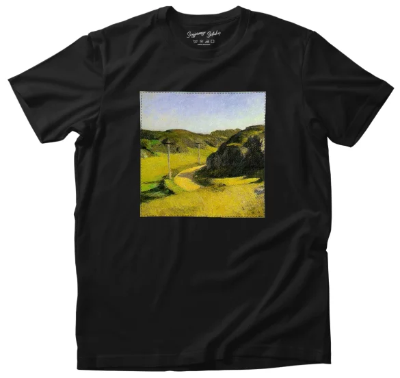 Koszulka z naszywką Droga w Maine Edward Hopper