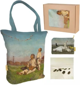 Zestaw prezentowy Józef Chełmoński Torba + Kosmetyczka + Ściereczka