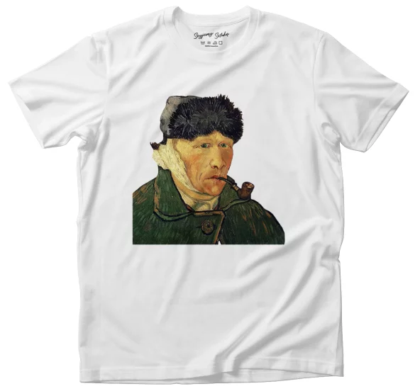 Koszulka Autoportret z zabandażowanym uchem Vincent Van Gogh
