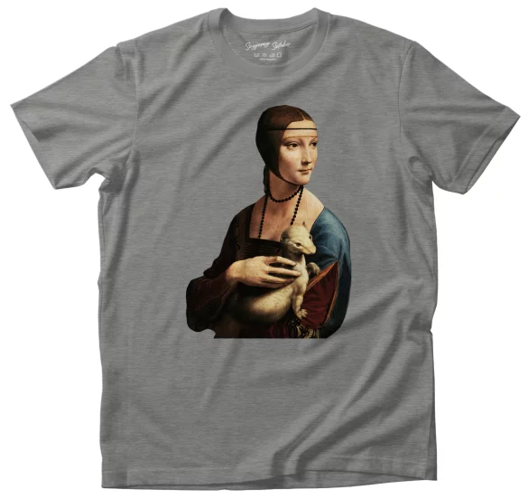 Koszulka Dama z gronostajem Leonardo da Vinci