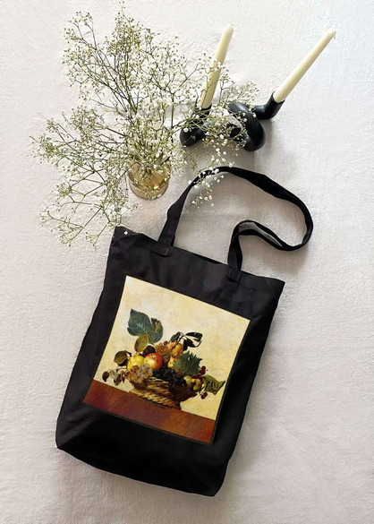 Torba z naszywką Kosz z owocami Caravaggio