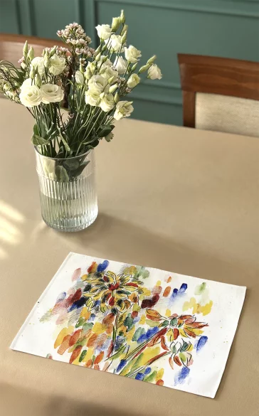 Podkładka na stół Kwiaty Władysław Strzemiński