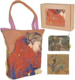 Zestaw prezentowy Stanisław Wyspiański Torba + Kosmetyczka + Ściereczka