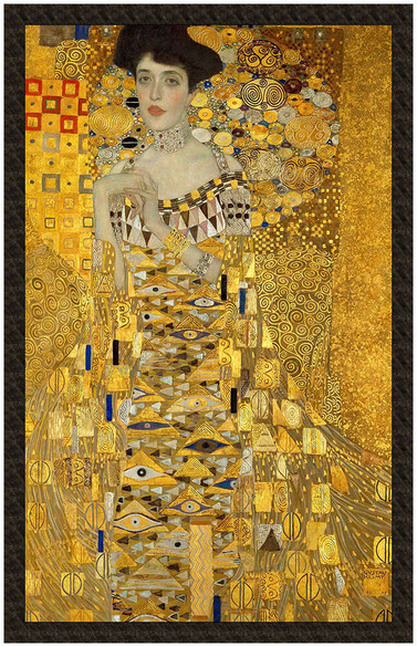 Naszywka Złota Adela Gustav Klimt