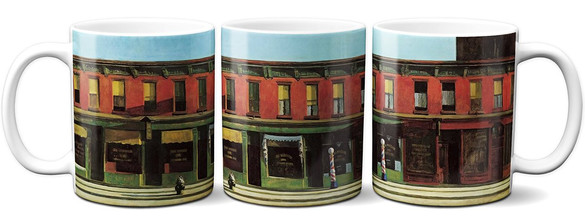 Kubek Wczesny niedzielny poranek Edward Hopper