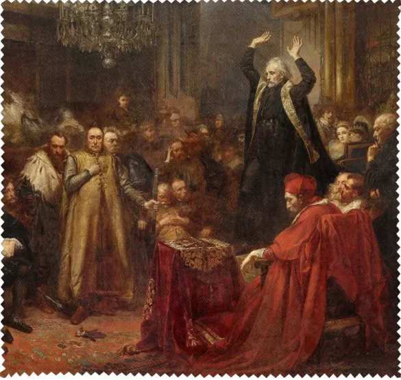 Ściereczka do okularów Kazanie Skargi Jan Matejko