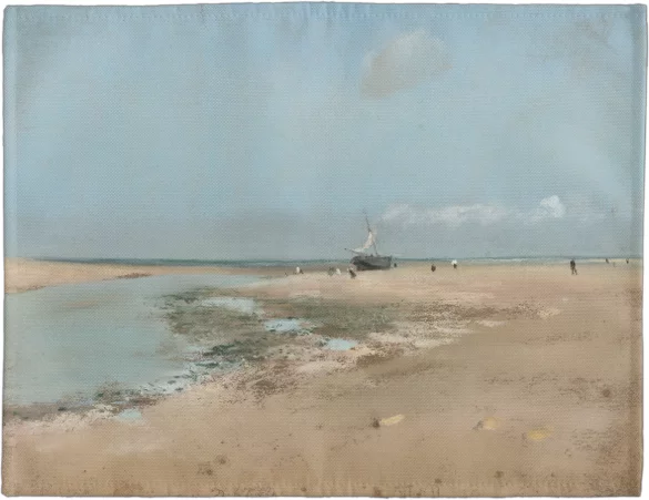 Podkładka na stół Plaża podczas odpływu (ujście rzeki) Edgar Degas
