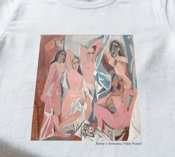 Koszulka z nadrukiem Panny z Awinionu Pablo Picasso