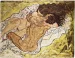 Podkładka na stół The Embrace (1917) Egon Schiele