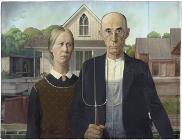 Podkładka na stół American Gothic Grant Wood