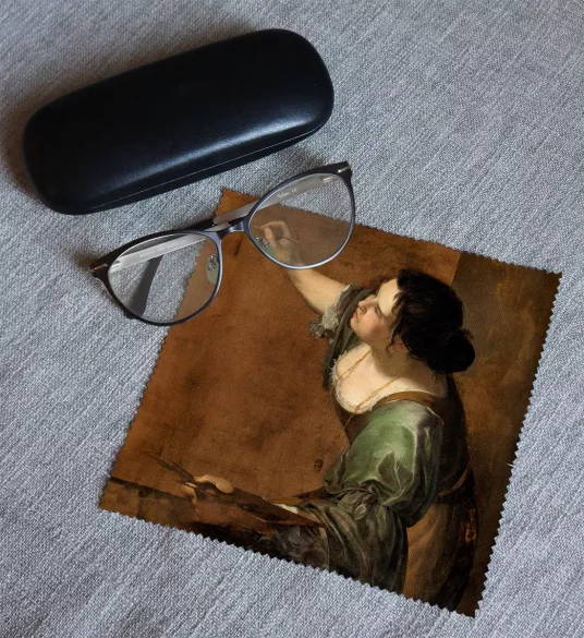 Ściereczka do okularów Autoportret jako alegoria malarstwa Artemisia Gentileschi
