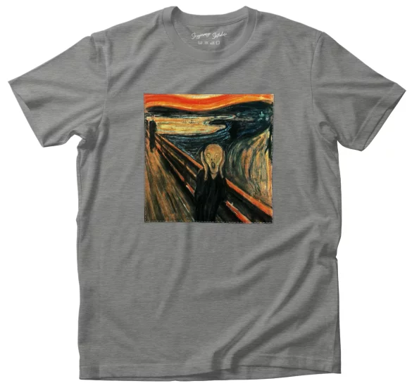 Koszulka z naszywką Krzyk Edvard Munch