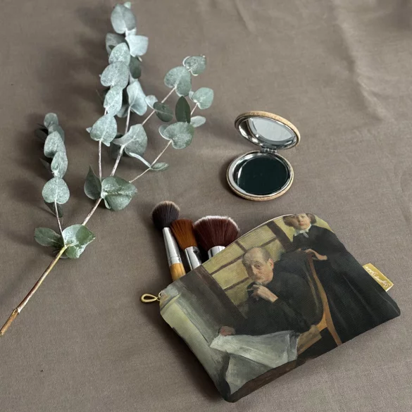 Kosmetyczka mini Henri Degas i jego siostrzenica Lucie Degas Edgar Degas