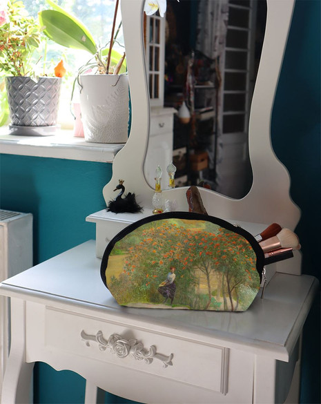 Kosmetyczka Pejzaż z jarzębiną, część prawa tryptyku _Idź nad strumienie_ Jacek Malczewski