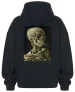 Bluza oversize Czaszka z palącym się papierosem Vincent Van Gogh