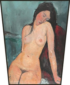 Ekran Naga Kobieta Amedeo Modigliani