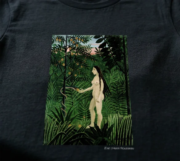 Koszulka z nadrukiem Eve Henri Rousseau