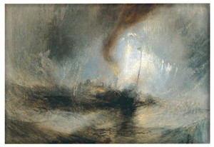 Magnes Śnieżyca: Parowiec na wejściu do portu William Turner