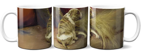 Kubek Daj psu kość William Henry Hamilton Trood