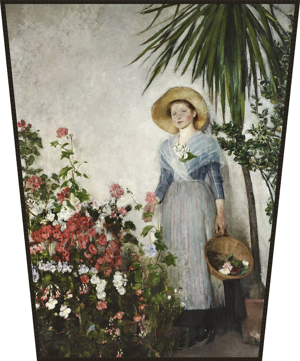 Ekran W oranżerii (W cieplarni) Olga Boznańska