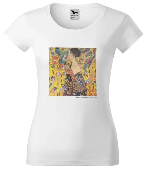 Bluzka damska Dama z wachlarzem Gustav Klimt