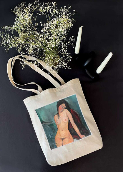 Torba z naszywką Naga Kobieta Amedeo Modigliani