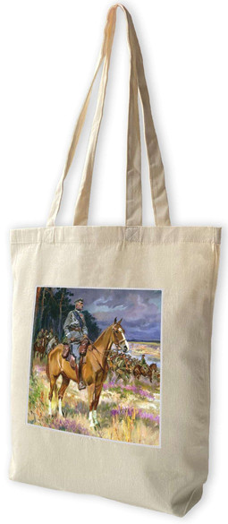 Torba z naszywką Józef Piłsudski na Kasztance Wojciech Kossak