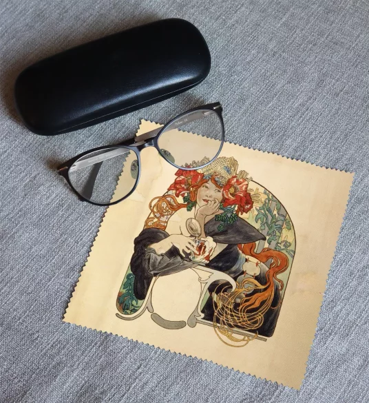 Ściereczka do okularów Bières De La Meuse (Piwo z mezy) Alfons Mucha