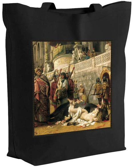 Torba z naszywką Dirce chrześcijańska Henryk Siemiradzki