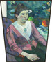 Ekran Kobieta na tle martwej natury, Cezanne Paul Gauguin