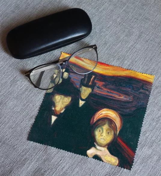 Ściereczka do okularów Anxiety (Lęk) Edvard Munch