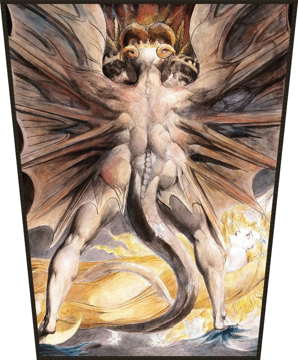Ekran Wielki czerwony smok i niewiasta obleczona w słońce William Blake
