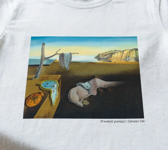 Koszulka z nadrukiem Trwałość pamięci Salvador Dali