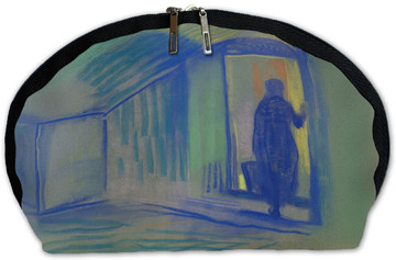 Kosmetyczka Alte Frau beim Betreten von Schloss Pretzfeld (Stara kobieta wchodząca do zamku Pretzfeld) Curt Herrmann