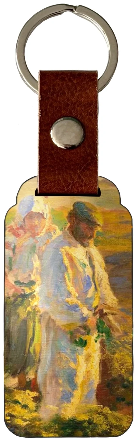 Brelok Kopanie buraków Leon Wyczółkowski